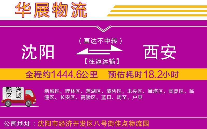 沈陽到西安貨運(yùn)公司