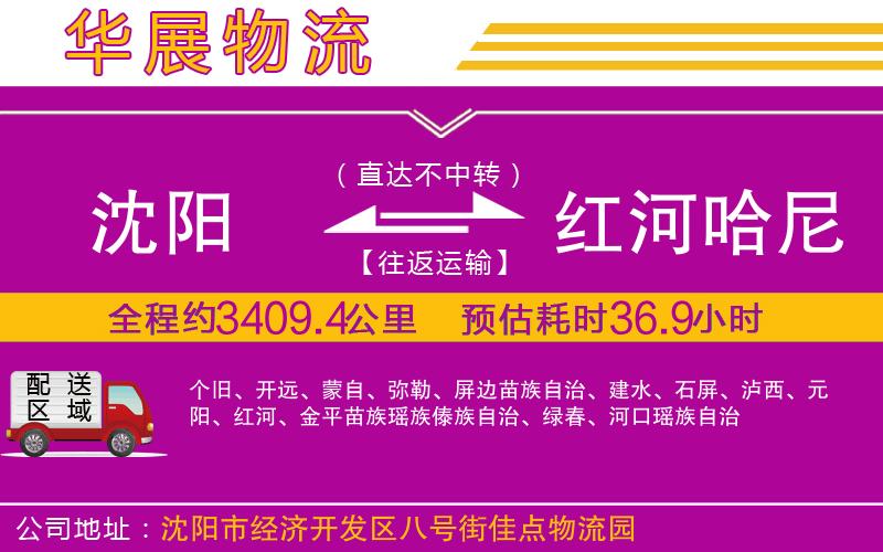 沈陽(yáng)到紅河哈尼族彝族自治州貨運(yùn)公司