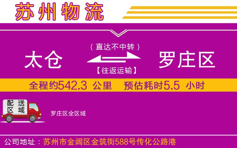 太倉到羅莊區(qū)物流公司