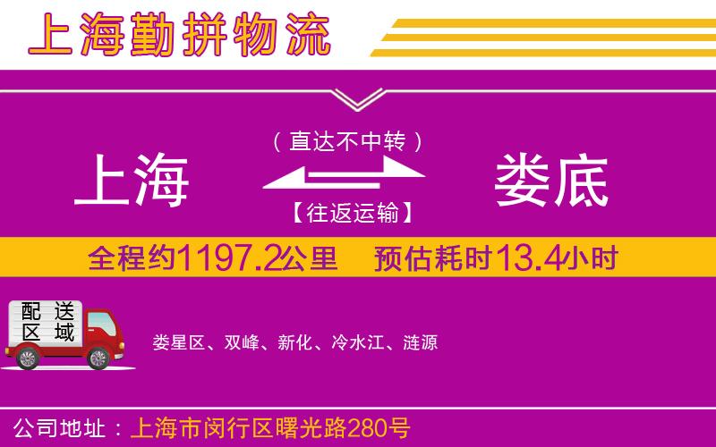 上海到婁底物流專線