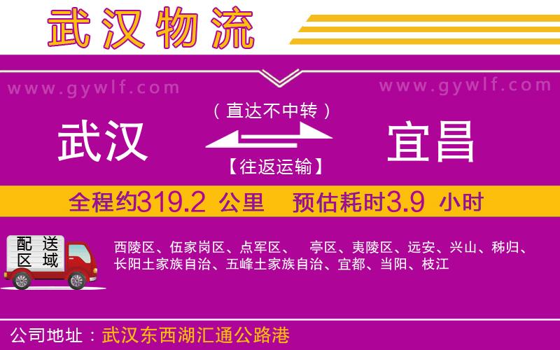 武漢到宜昌物流公司