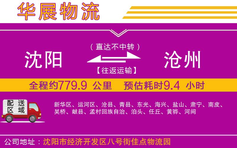 沈陽到滄州貨運(yùn)公司