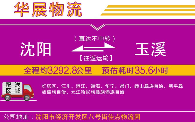 沈陽到玉溪貨運(yùn)公司