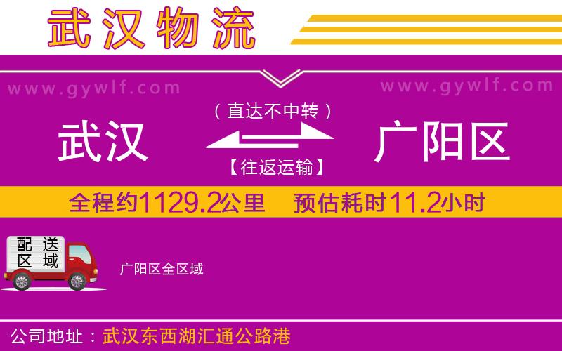 武漢到廣陽(yáng)區(qū)物流專(zhuān)線