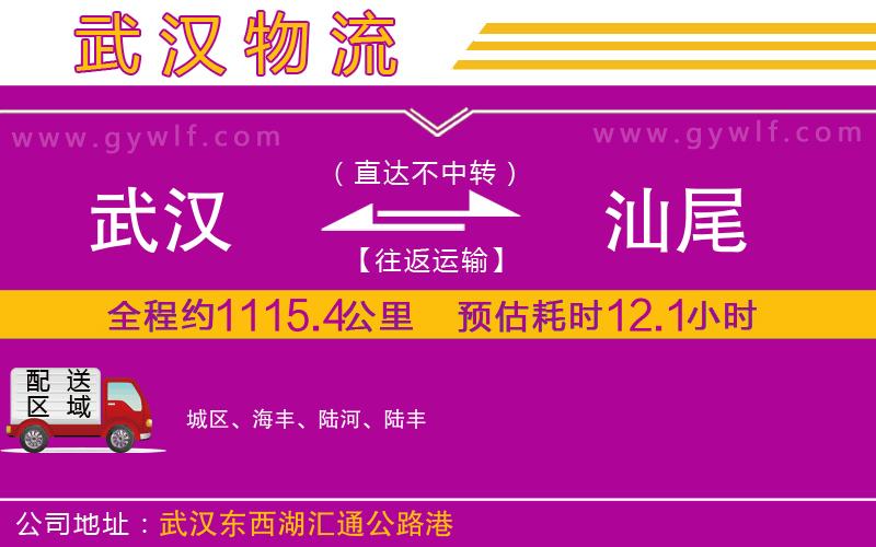 武漢到汕尾物流專(zhuān)線(xiàn)