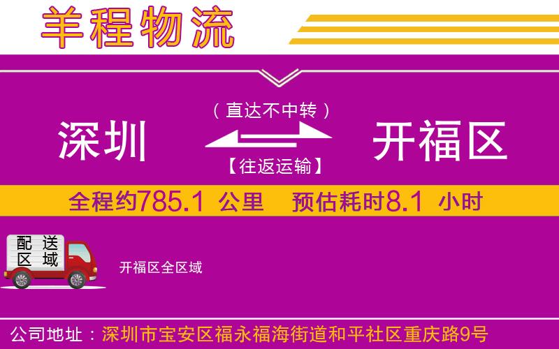 深圳到開(kāi)福區(qū)物流公司