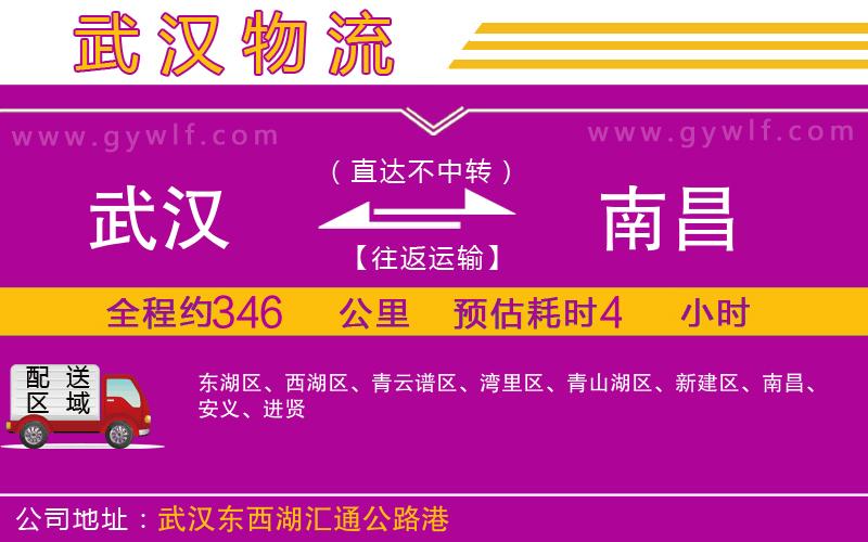 武漢到南昌物流公司