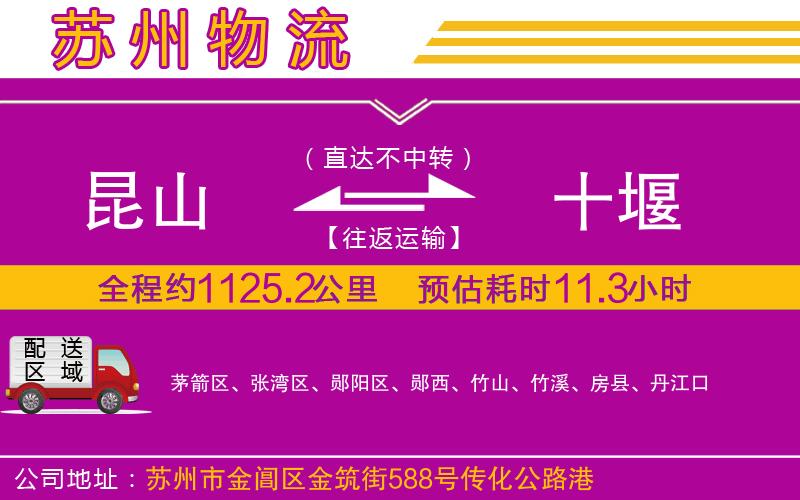 昆山到十堰物流公司