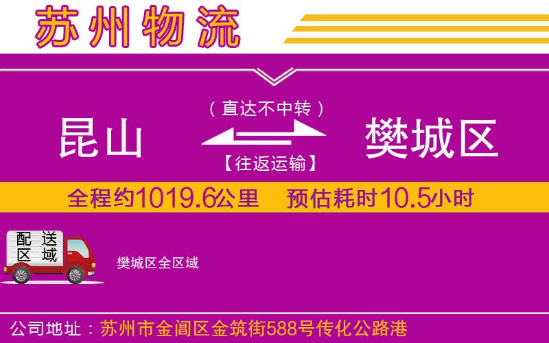 昆山到樊城區(qū)物流公司