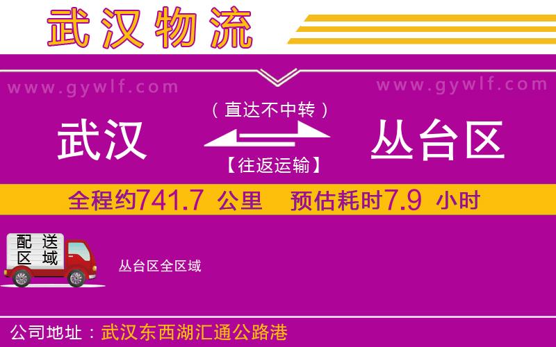 武漢到叢臺(tái)區(qū)貨運(yùn)公司