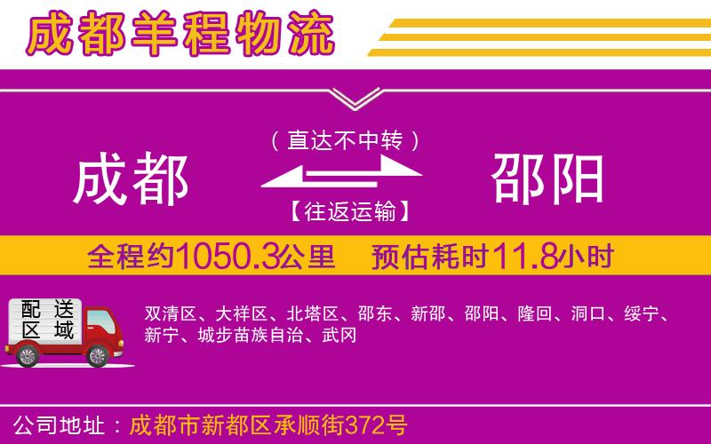 成都發(fā)邵陽貨運(yùn)公司