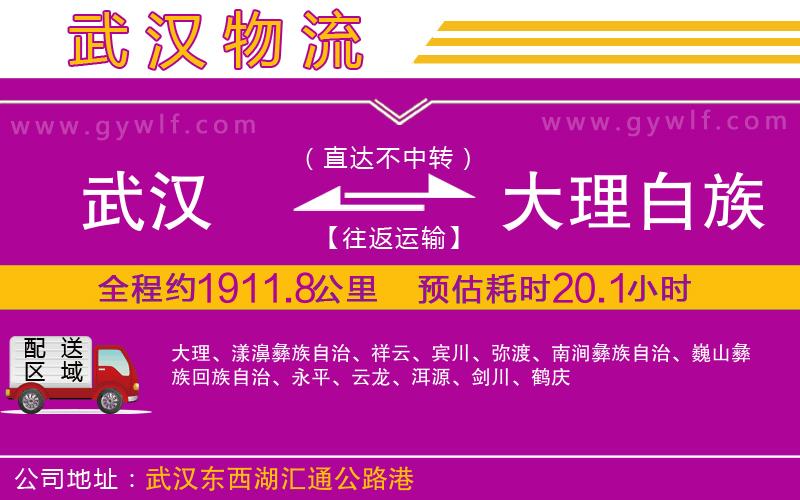 武漢到大理白族自治州貨運(yùn)公司