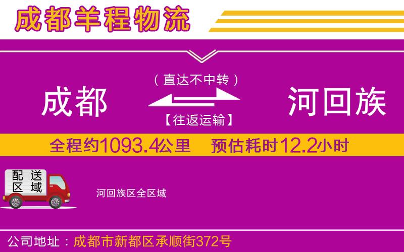 成都至瀍河回族區(qū)專線