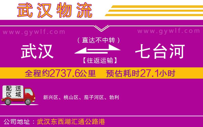 武漢到七臺河物流公司