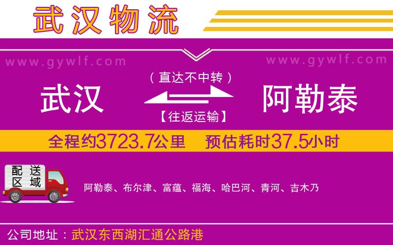 武漢到阿勒泰物流公司