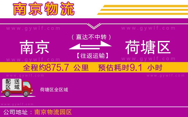 南京到荷塘區(qū)物流公司