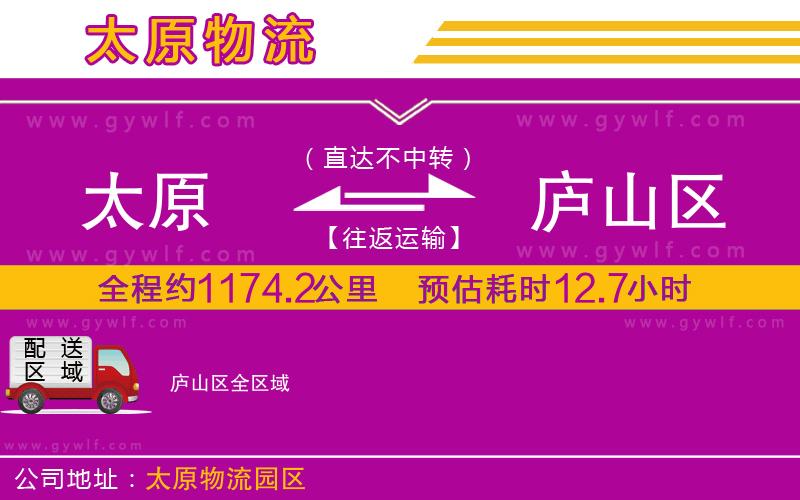 太原到廬山區(qū)物流公司