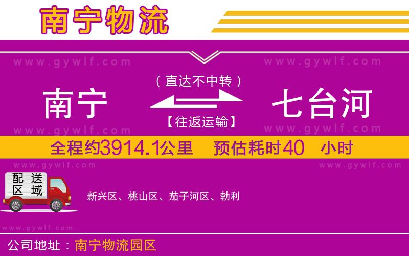 南寧到七臺(tái)河物流公司