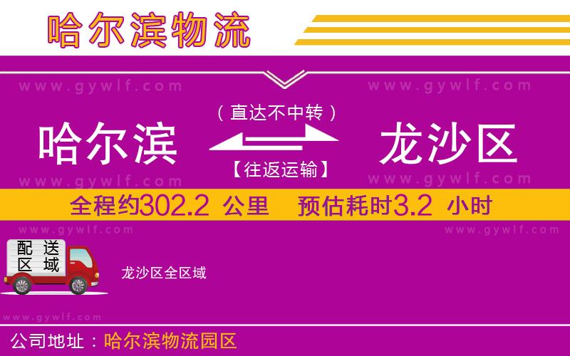 哈爾濱到龍沙區(qū)物流公司
