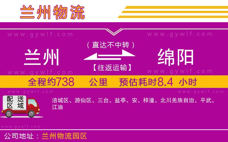 蘭州到綿陽(yáng)物流公司