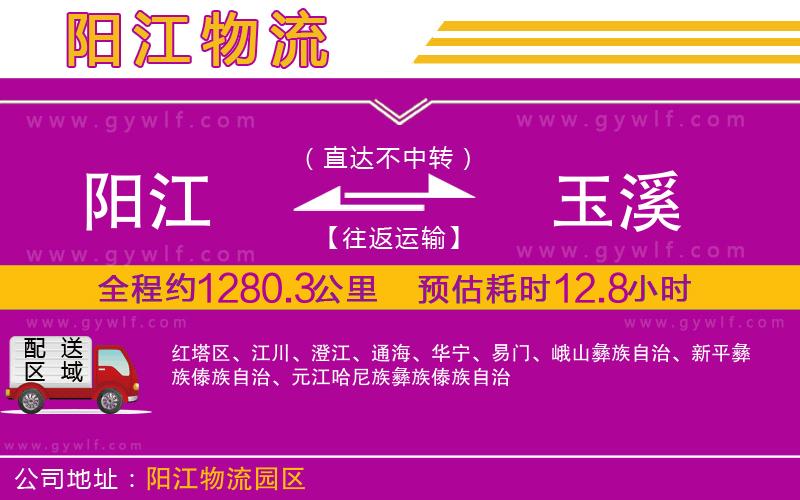 陽江到玉溪物流公司