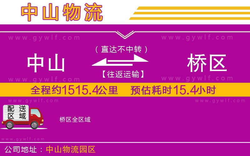 中山到埇橋區(qū)物流公司