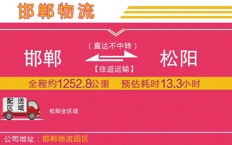 邯鄲到松陽物流公司