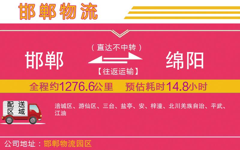 邯鄲到綿陽物流公司