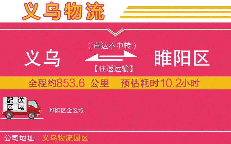 義烏到睢陽(yáng)區(qū)物流公司