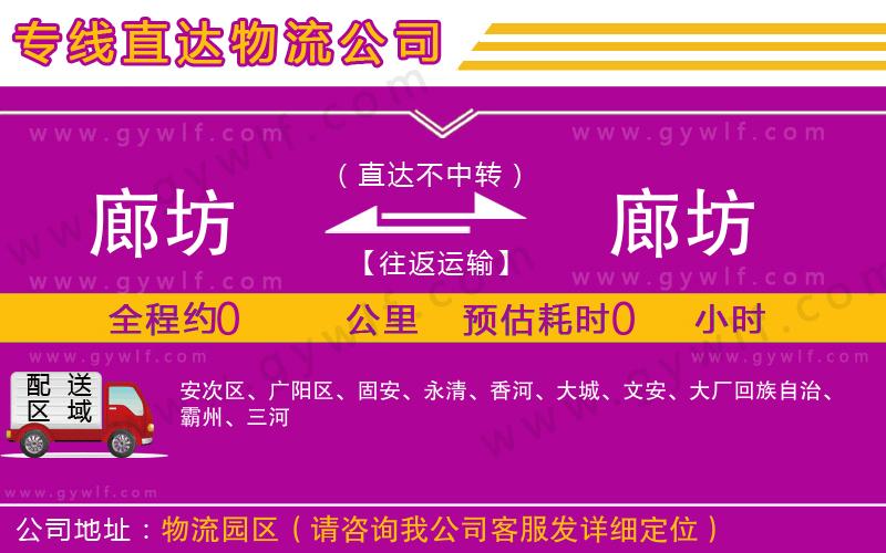 廊坊到廊坊物流公司