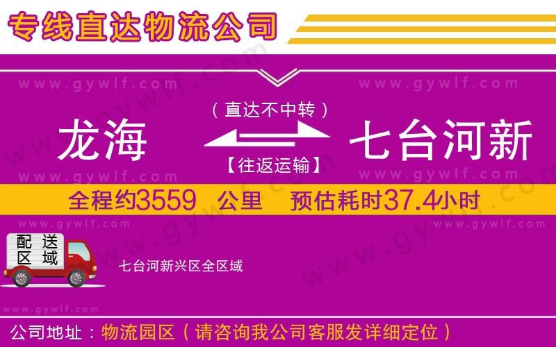 龍海到七臺(tái)河新興區(qū)物流公司