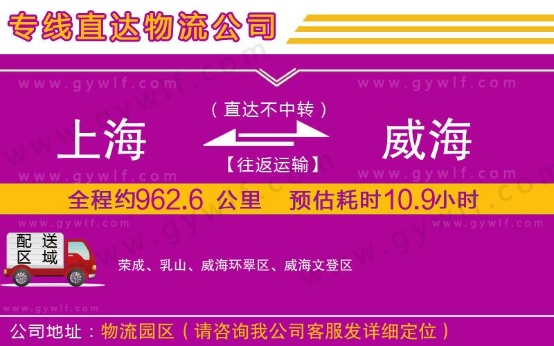 上海到威海貨運(yùn)專線