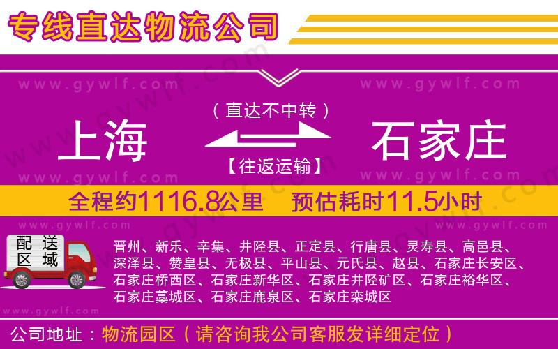 上海到石家莊貨運(yùn)公司