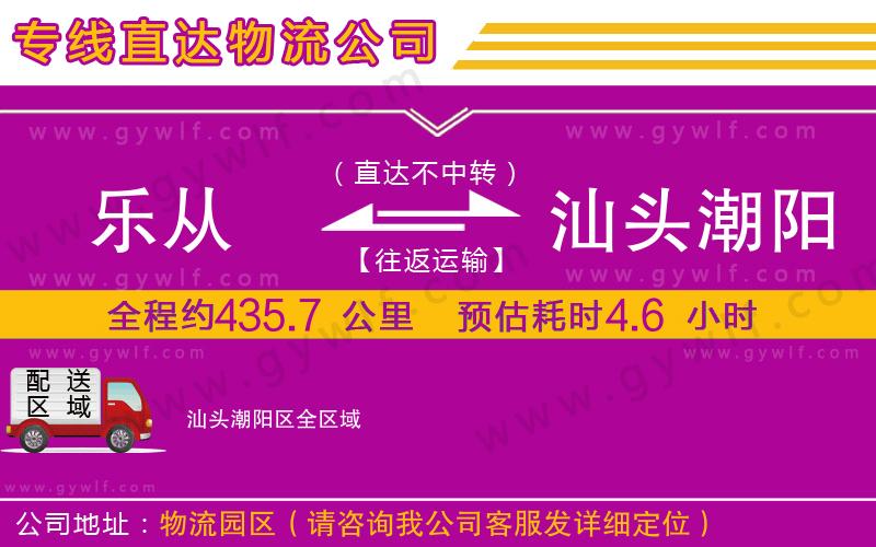 樂(lè)從到汕頭潮陽(yáng)區(qū)物流公司